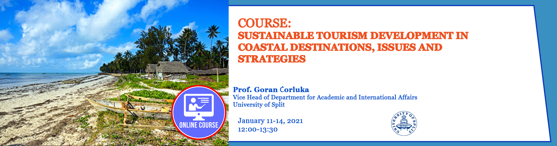 11-14.01.2021--Sustainable Development Coastal Tourism, Issues and Strategies